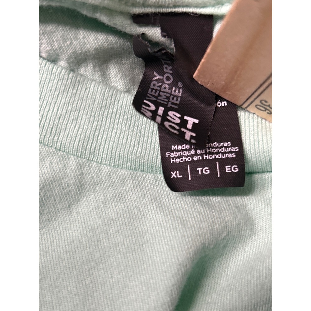 Very Important Tee Waffle Love Heart Graphic T Shirt Mint Green‎ XL - Picture 2 of 8